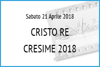 Cresime CRISTO RE 2018